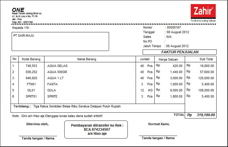 Perhatikan Bukti Transaksi Berikut! Sumber: